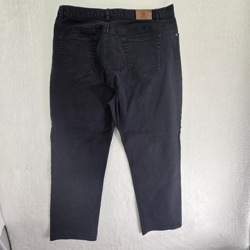 Lauren Jeans Co Ralph Black Pants Denim Going‎ Out Straight Womens Sz 18W 38x27 - Picture 7 of 14
